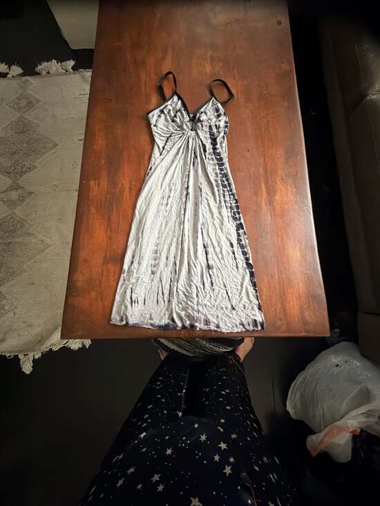Mijo Dresses & Skirts - Mijo Tie Dye Ring Detail Spaghetti Strap Dress